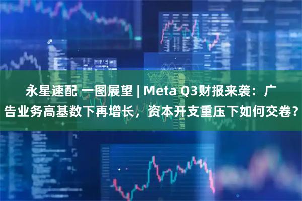 永星速配 一图展望 | Meta Q3财报来袭：广告业务高基数下再增长，资本开支重压下如何交卷？